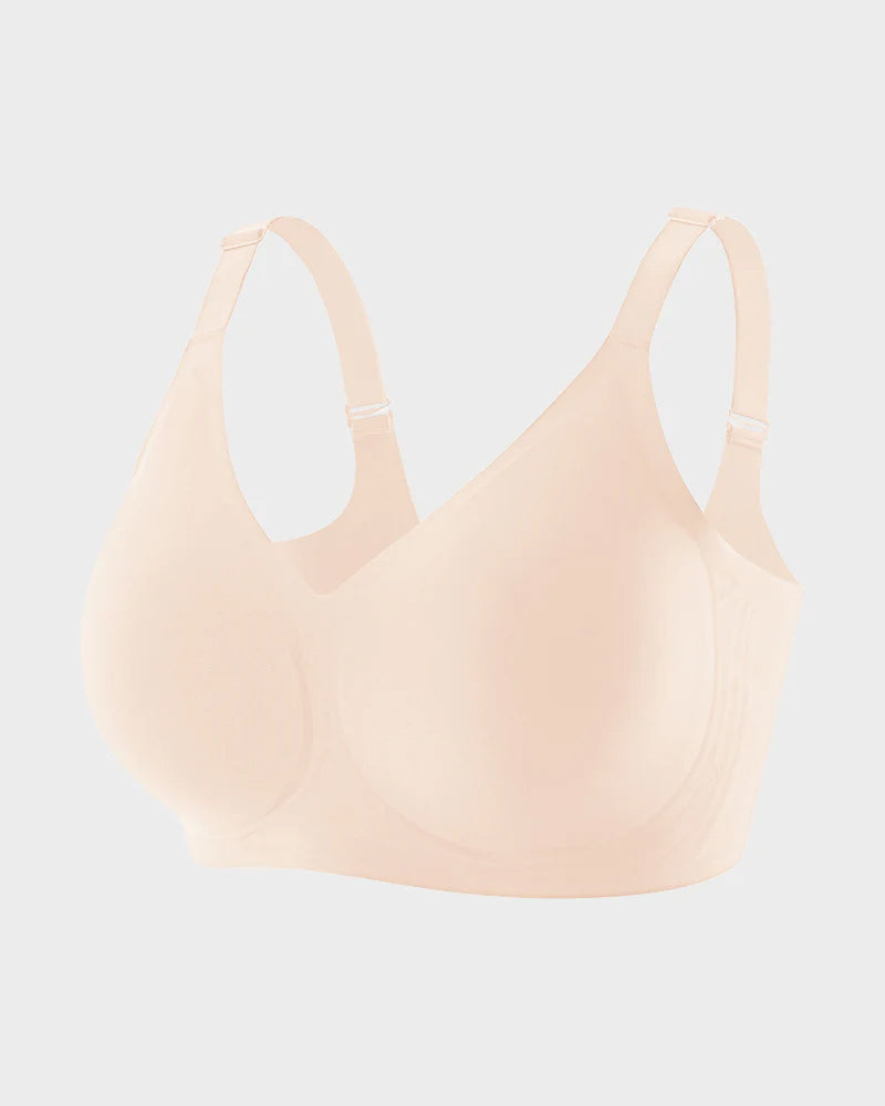 Soft Wireless Full Coverage Scalloped Jelly Bra