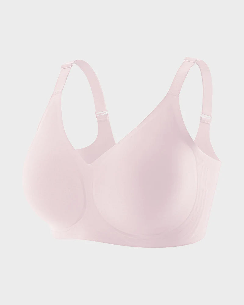 Soft Wireless Full Coverage Scalloped Jelly Bra