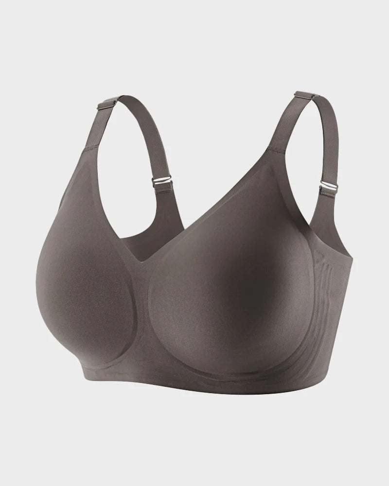 Soft Wireless Full Coverage Scalloped Jelly Bra