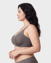 Soft Wireless Full Coverage Scalloped Jelly Bra