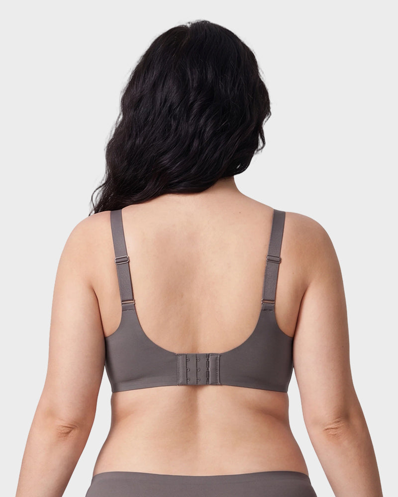 Soft Wireless Full Coverage Scalloped Jelly Bra