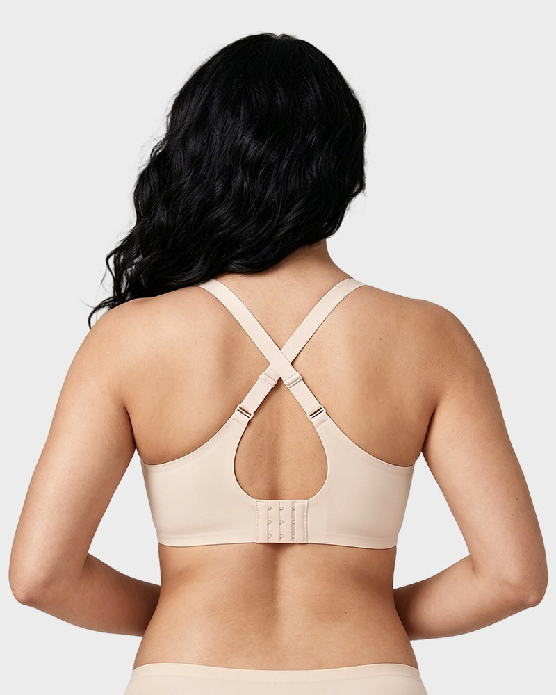 Soft Wireless Full Coverage Scalloped Jelly Bra