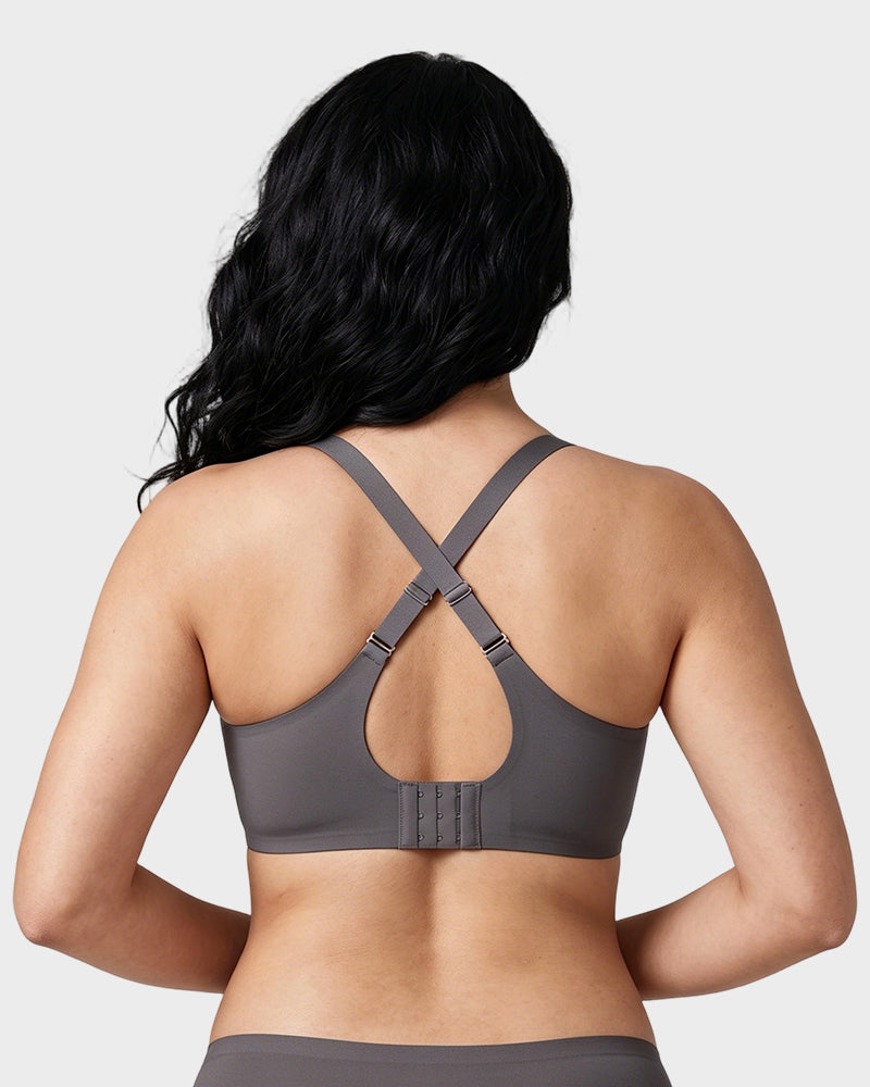 Soft Wireless Full Coverage Scalloped Jelly Bra