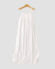 Solid Backless Cami Dress
